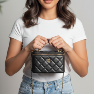 شنطة شانيل الترند مع علبة الشركة